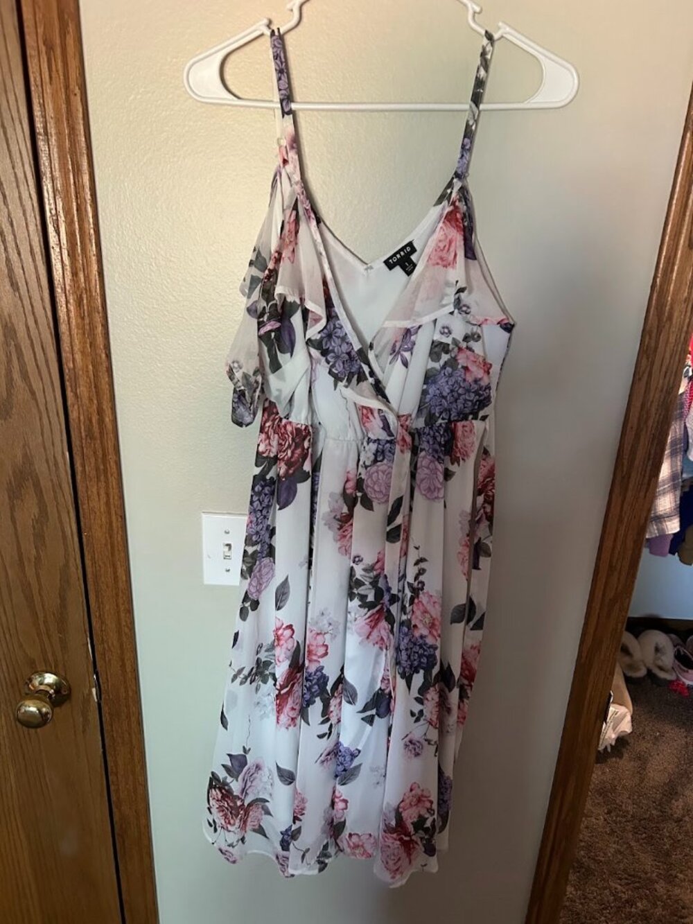 Torrid Cold Shoulder V Neck Dress